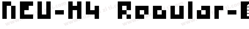 NEU-H4 Regular字体转换